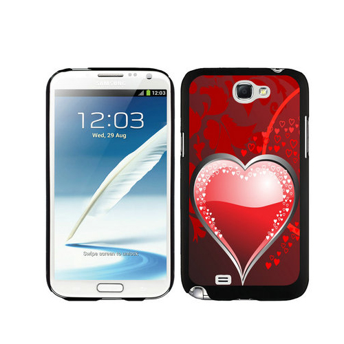 Valentine Heart Samsung Galaxy Note 2 Cases DUV